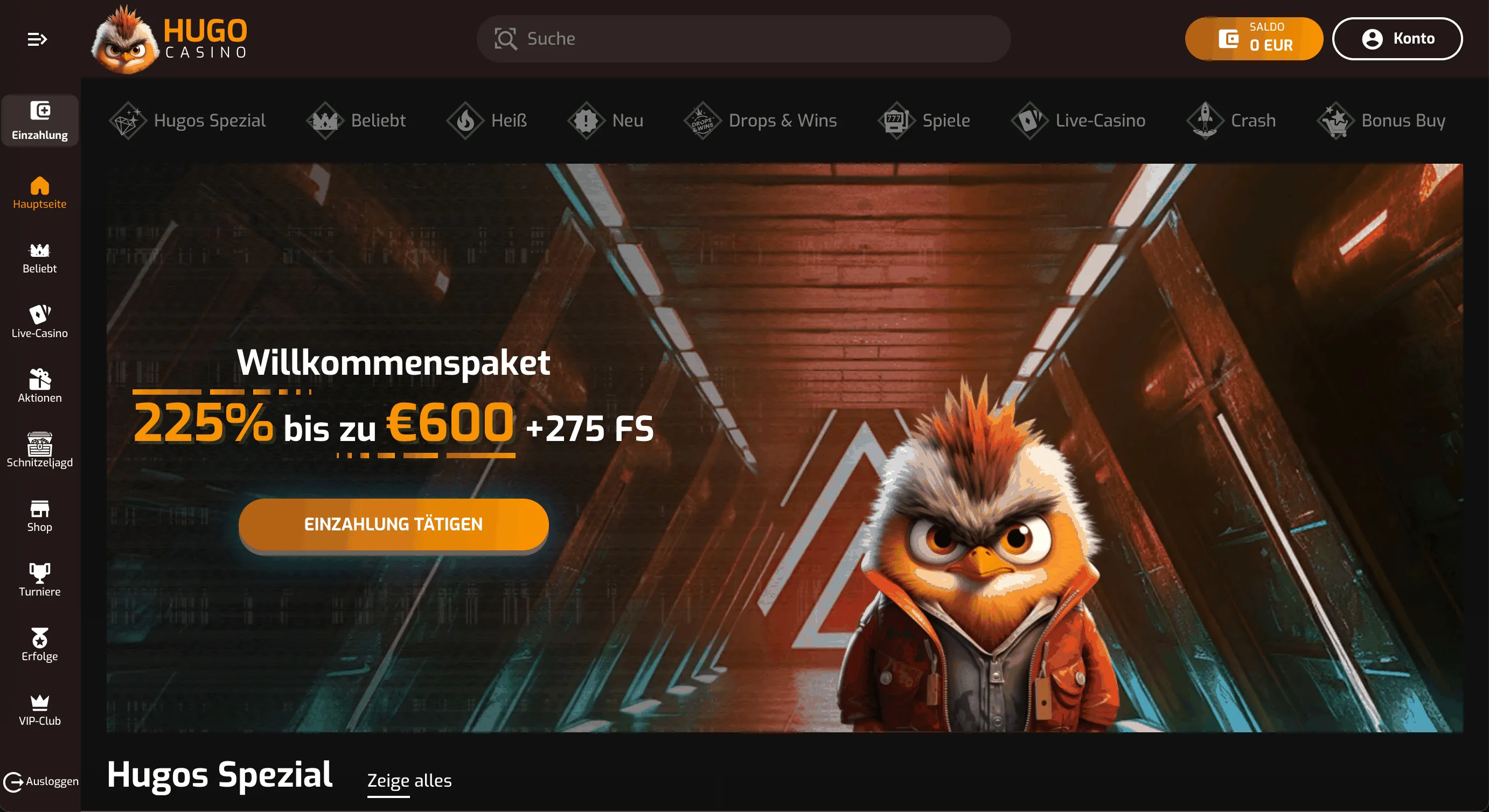 Hugo Casino Website Hugo Casino Homepage