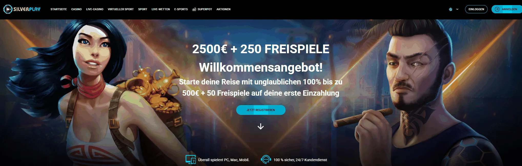 Silverplay Casino Website Silverplay Casino Homepage